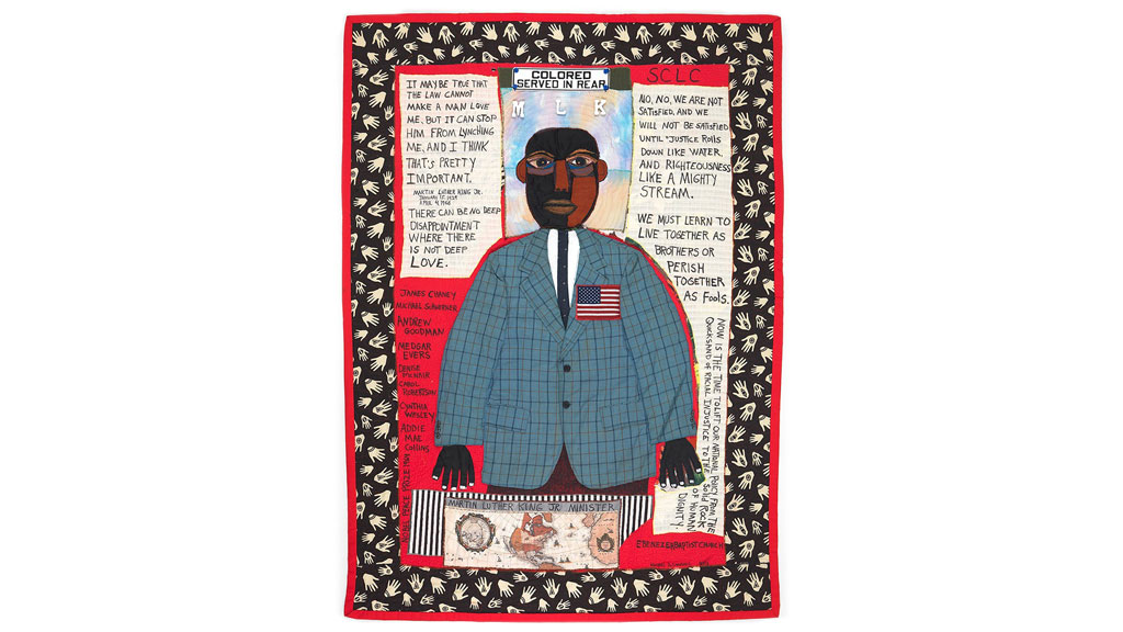 Michael A. Cummings, MARTIN LUTHER KING JR, MLK, quilts, Craft in America