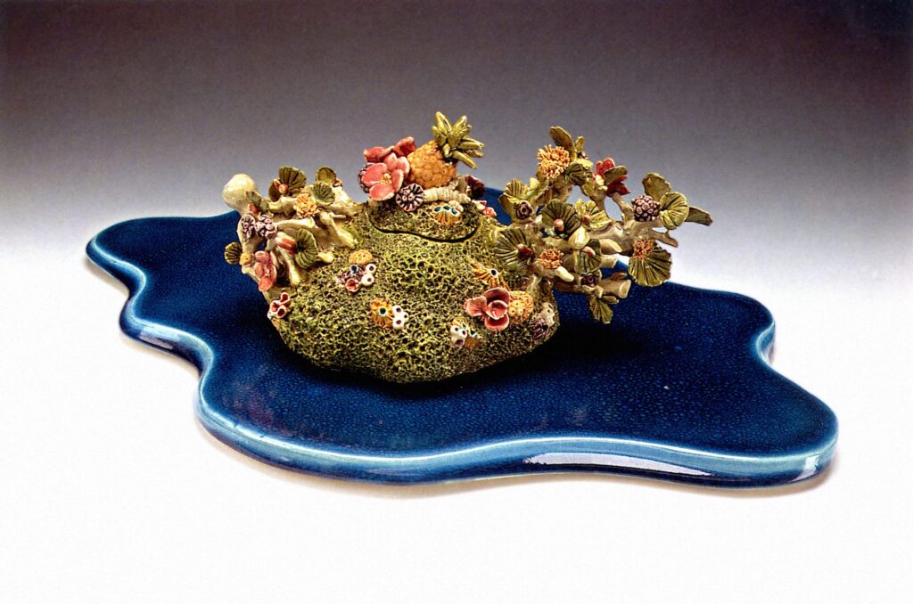 Joan Takayama-Ogawa, Tropical Paradise Teapot, Craft in America