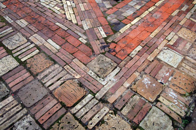 Craft in America, Making Waves, Temporary-Bricks made from recycled clay