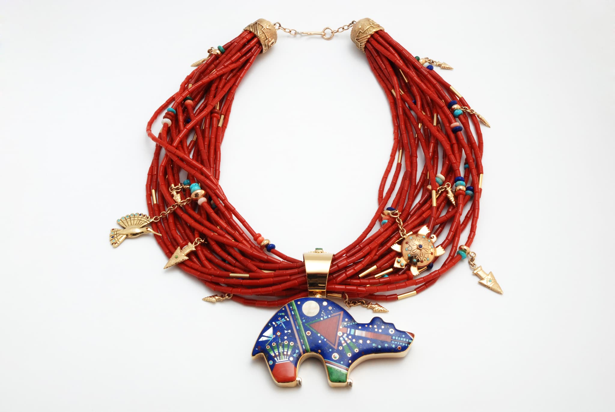 Jesse Monongya, Necklace, Craft in America