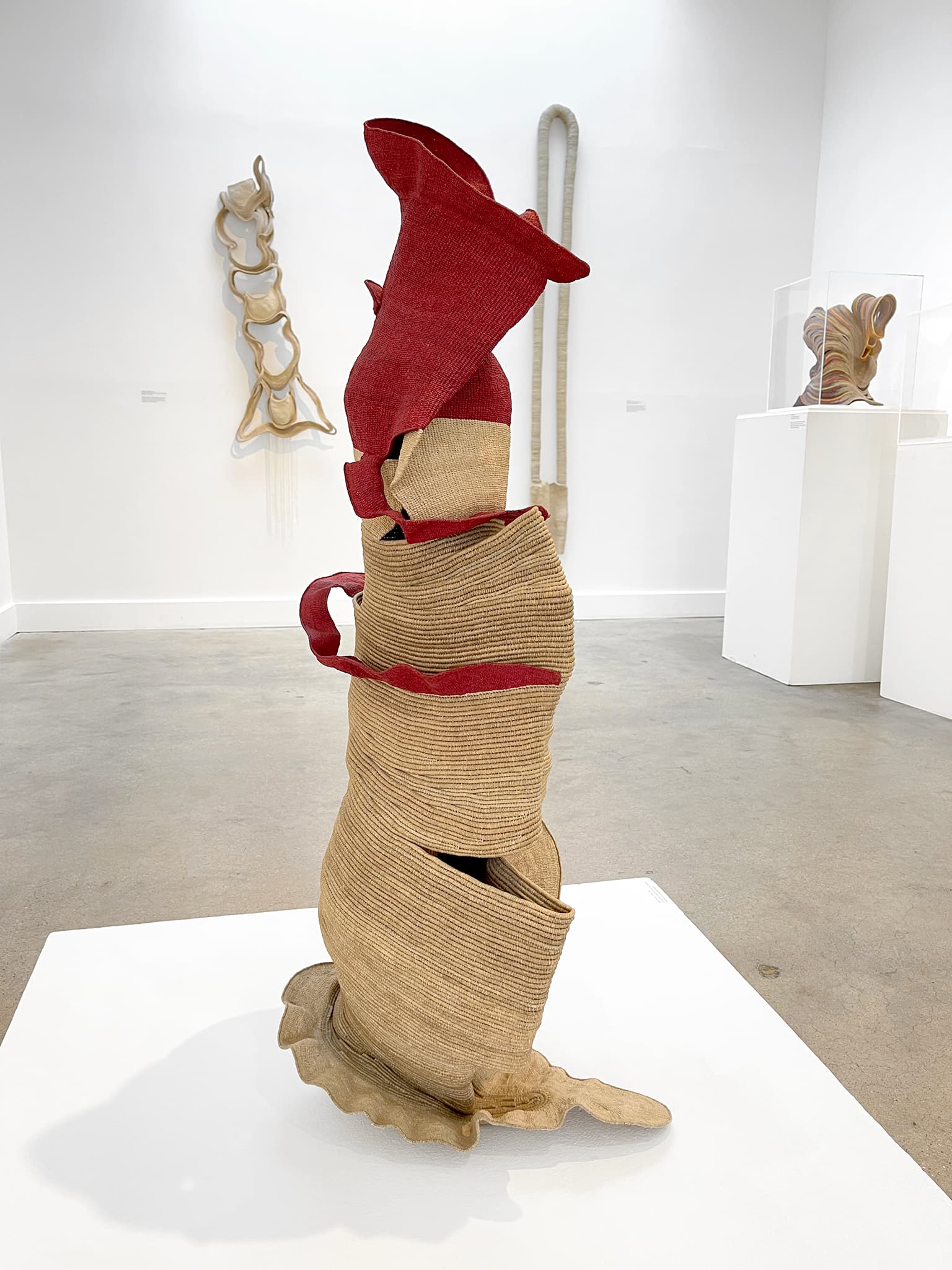 Ferne Jacobs, Spiral Bone, 1990-91. Building the Essentials, Craft in America