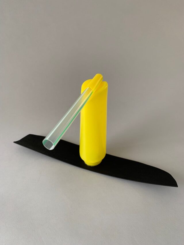 Tibbie Dunbar, Assemblage Untitled (yellow, black), 2022, Craft in America