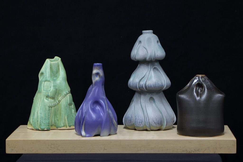 Sophia Li's ceramic dresses