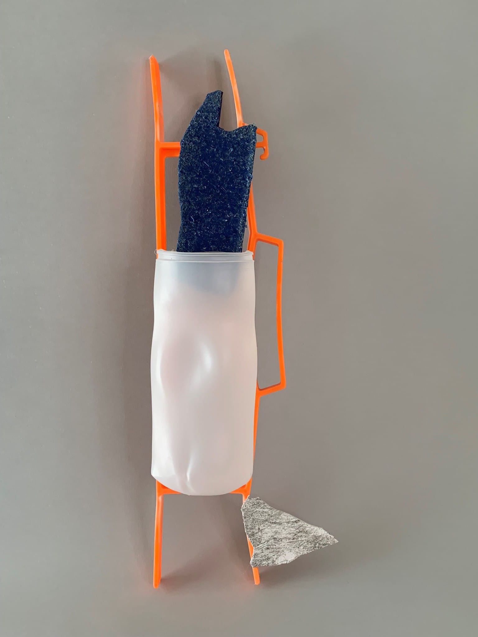 Tibbie Dunbar, Assemblage Untitled (orange, blue, white), Craft in America