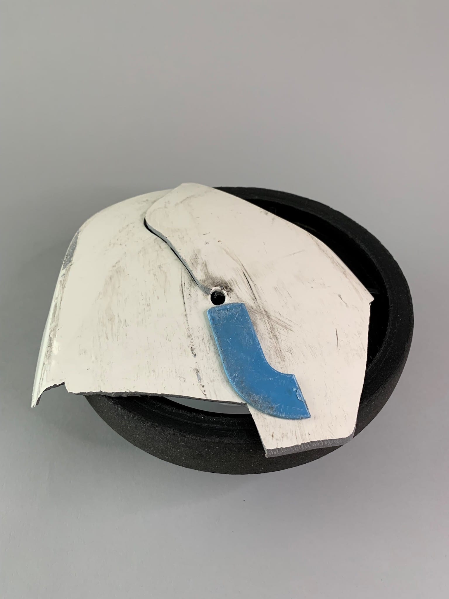 Tibbie Dunbar, Assemblage Untitled (white, blue, black), Craft in America
