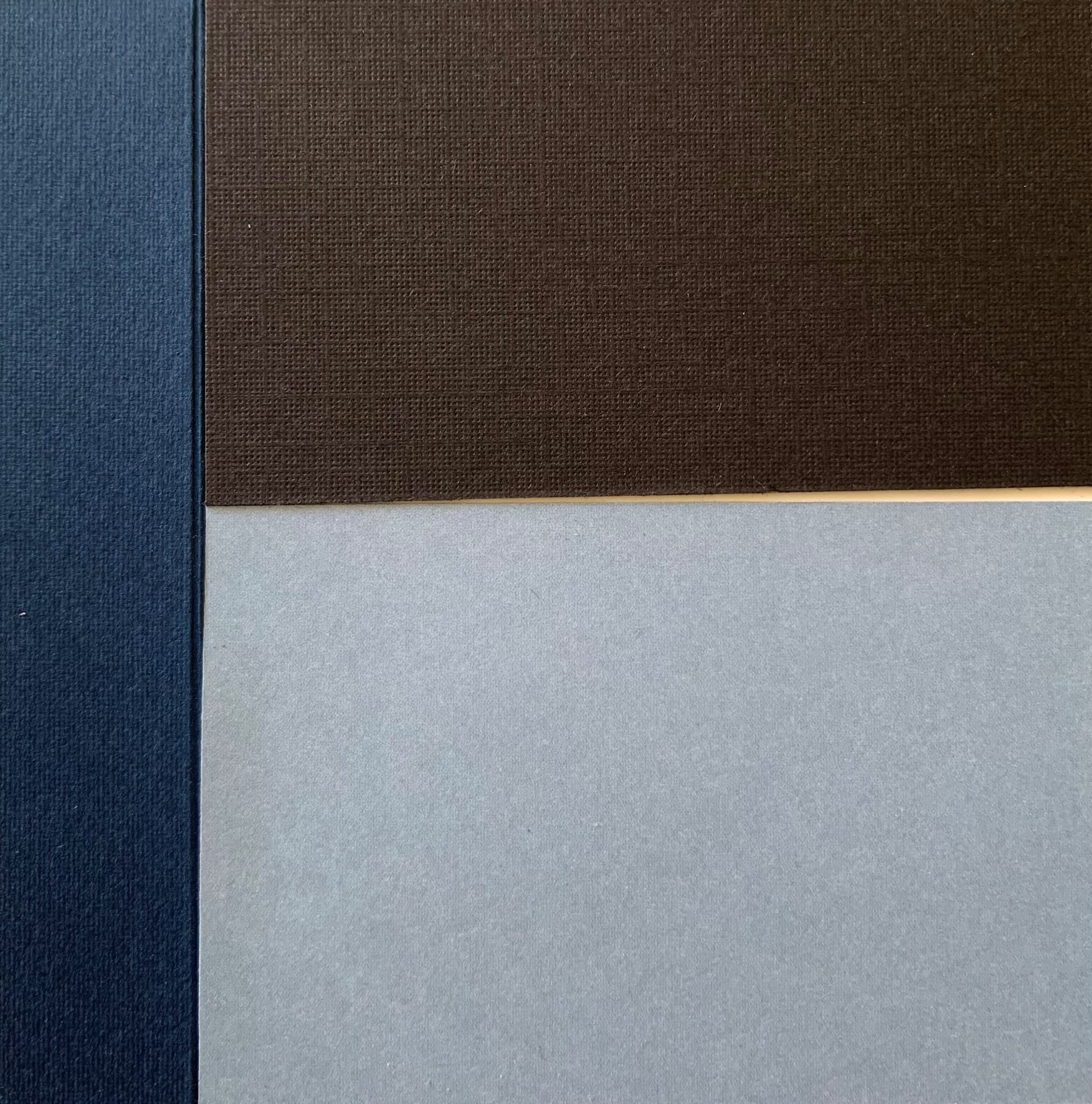Tibbie Dunbar, Collage Untitled (grey blue, black), Craft in America