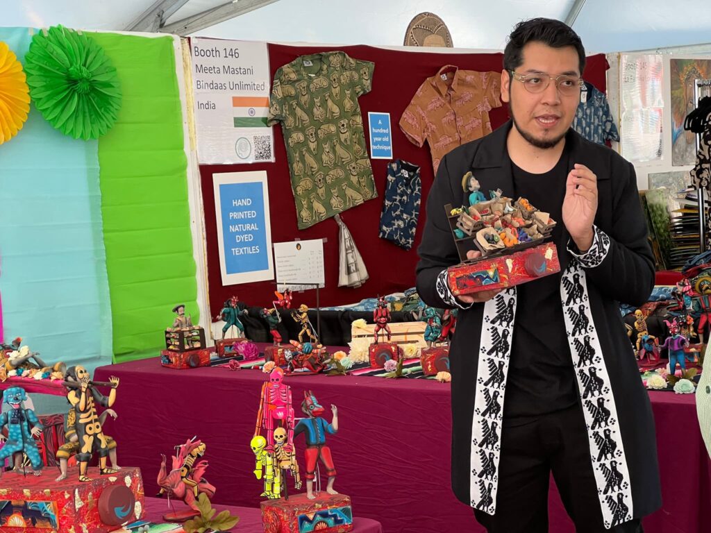 Josué Eleazar Castro Razo at the International Folk Art Market, MINIATURES, Craft in America