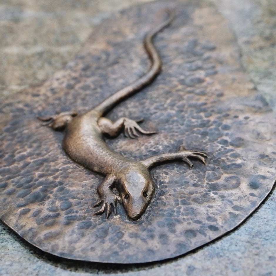 Bronze Lizard by Heather McLarty