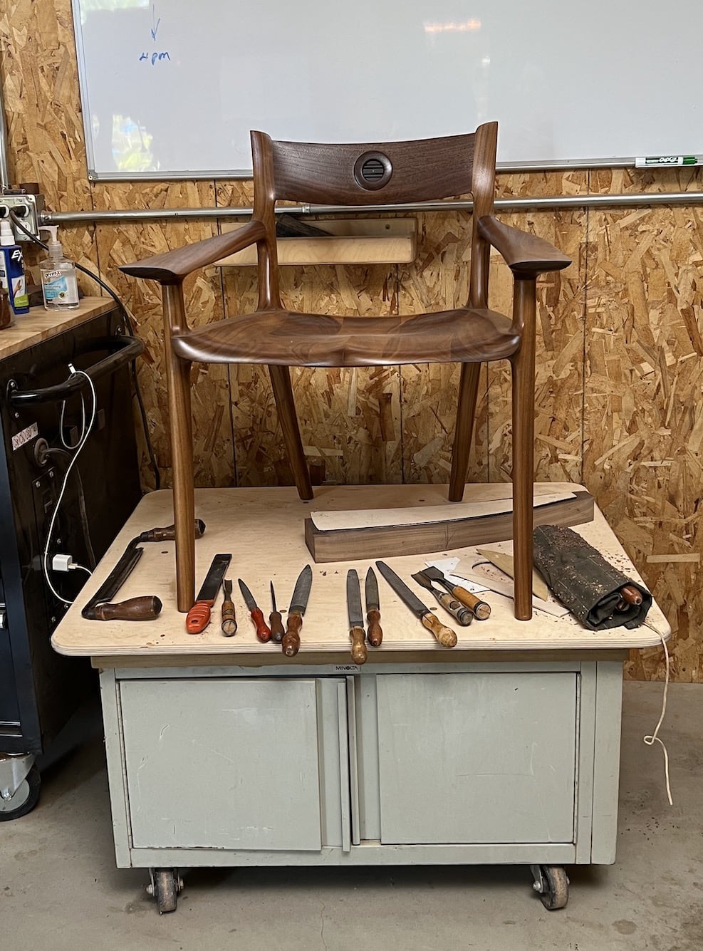 Chair by Larry White BTS Craft Video Dictionary