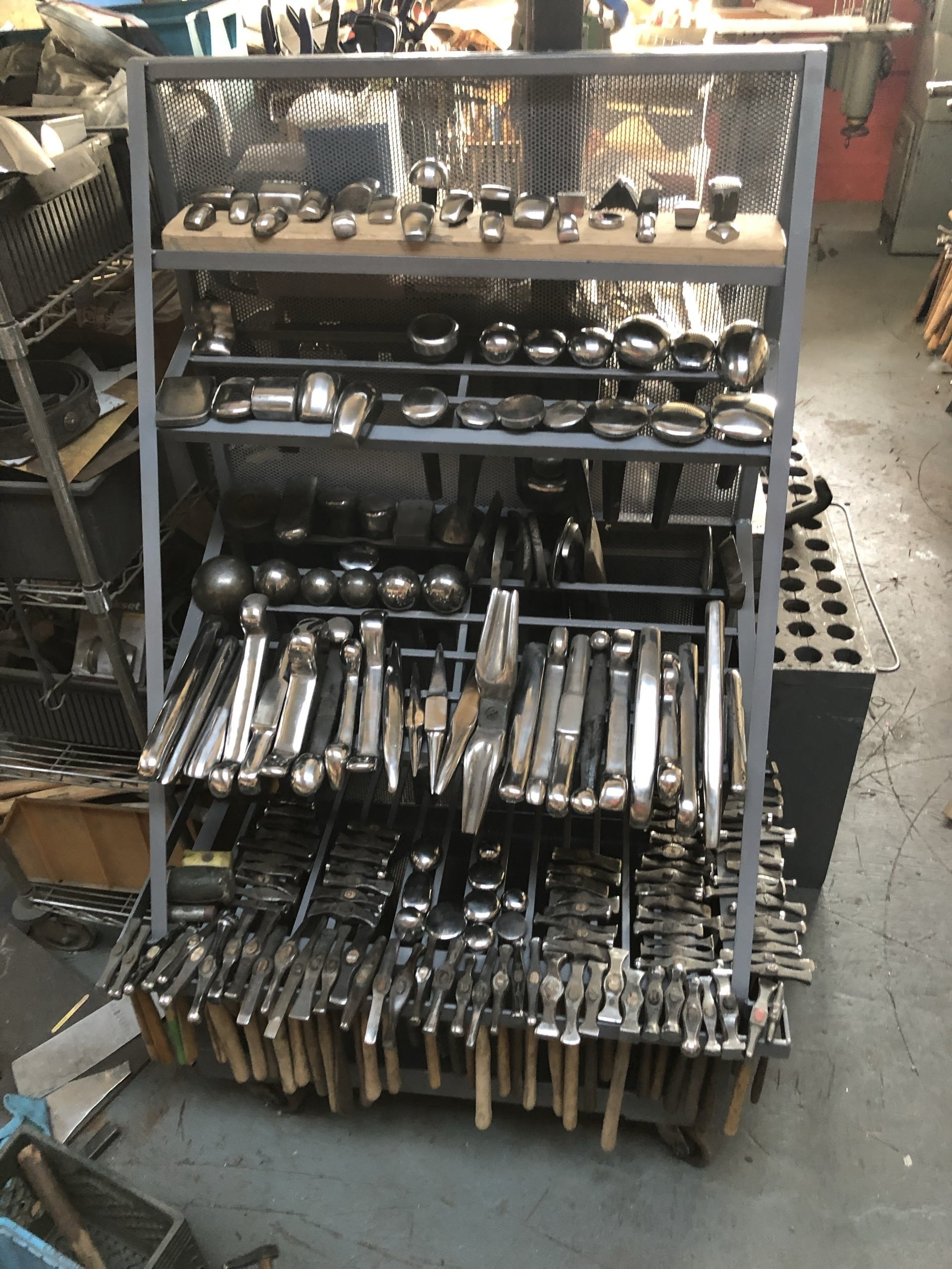 Tony Swatton workshop tools, Craft in America