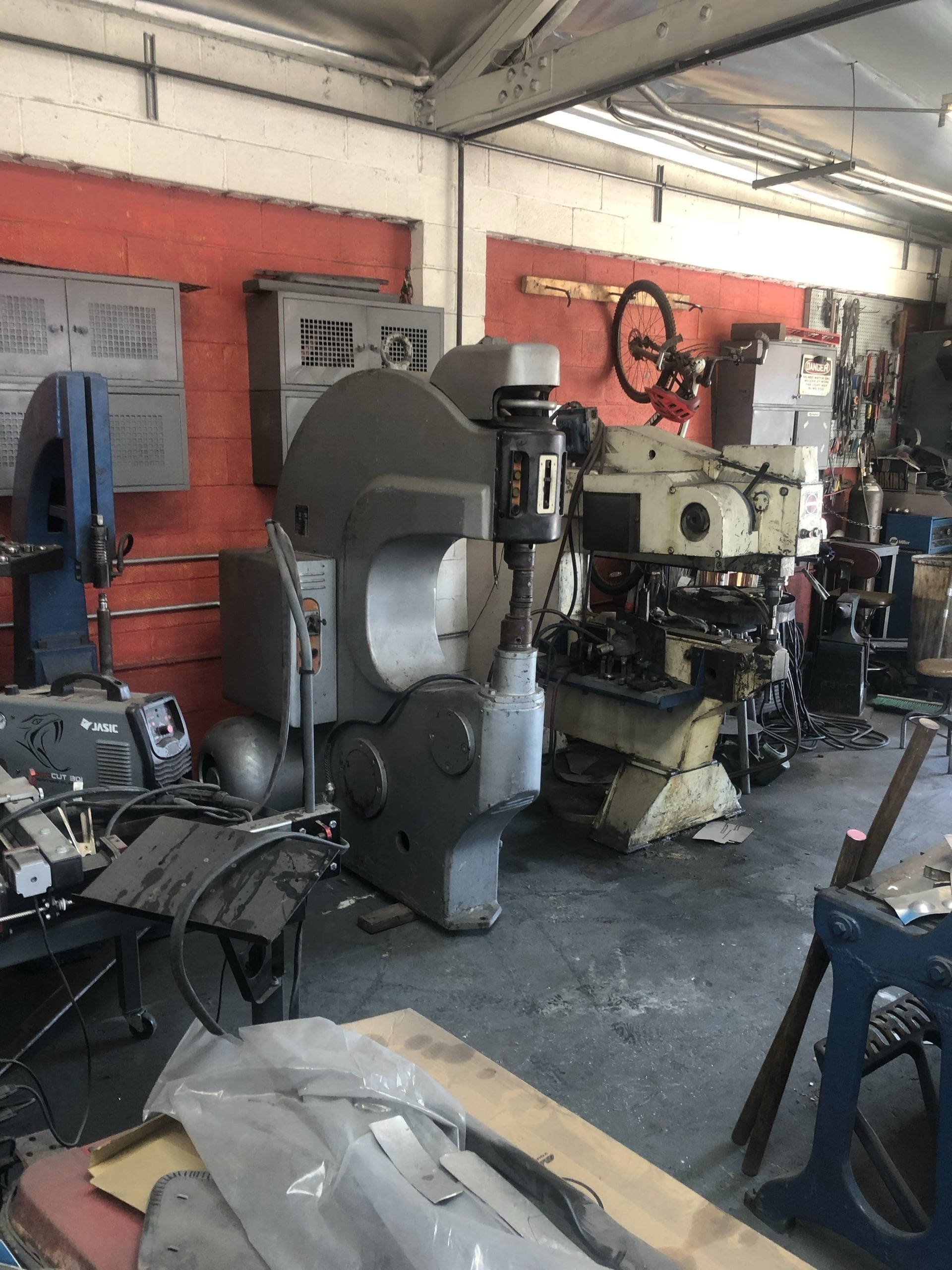 Tony Swatton metal working shop