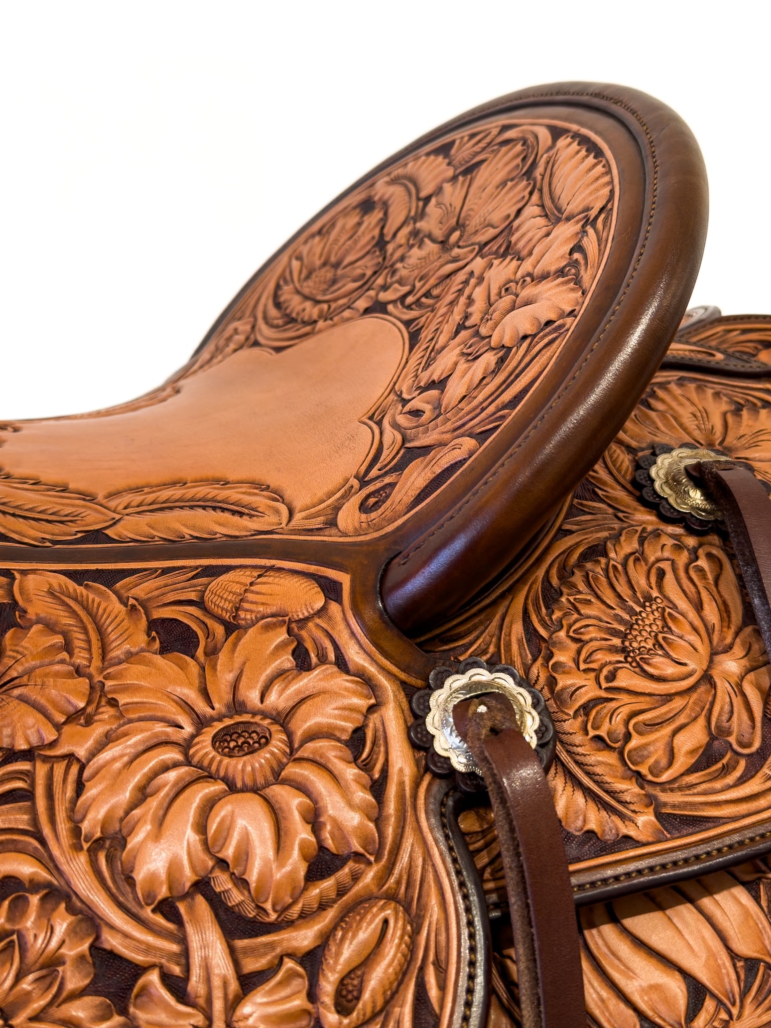 Craft in America Center, Carol Gessell, Cowboy Craft, Saddle, detail, 2026