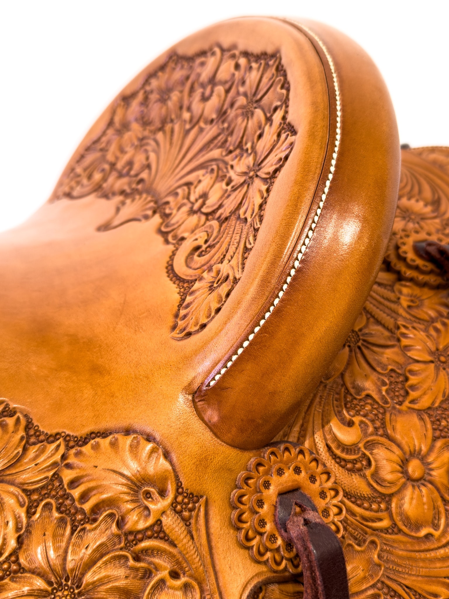 Craft in America Center, Cary Schwarz, Cowboy Craft, Saddle, detail, 2022