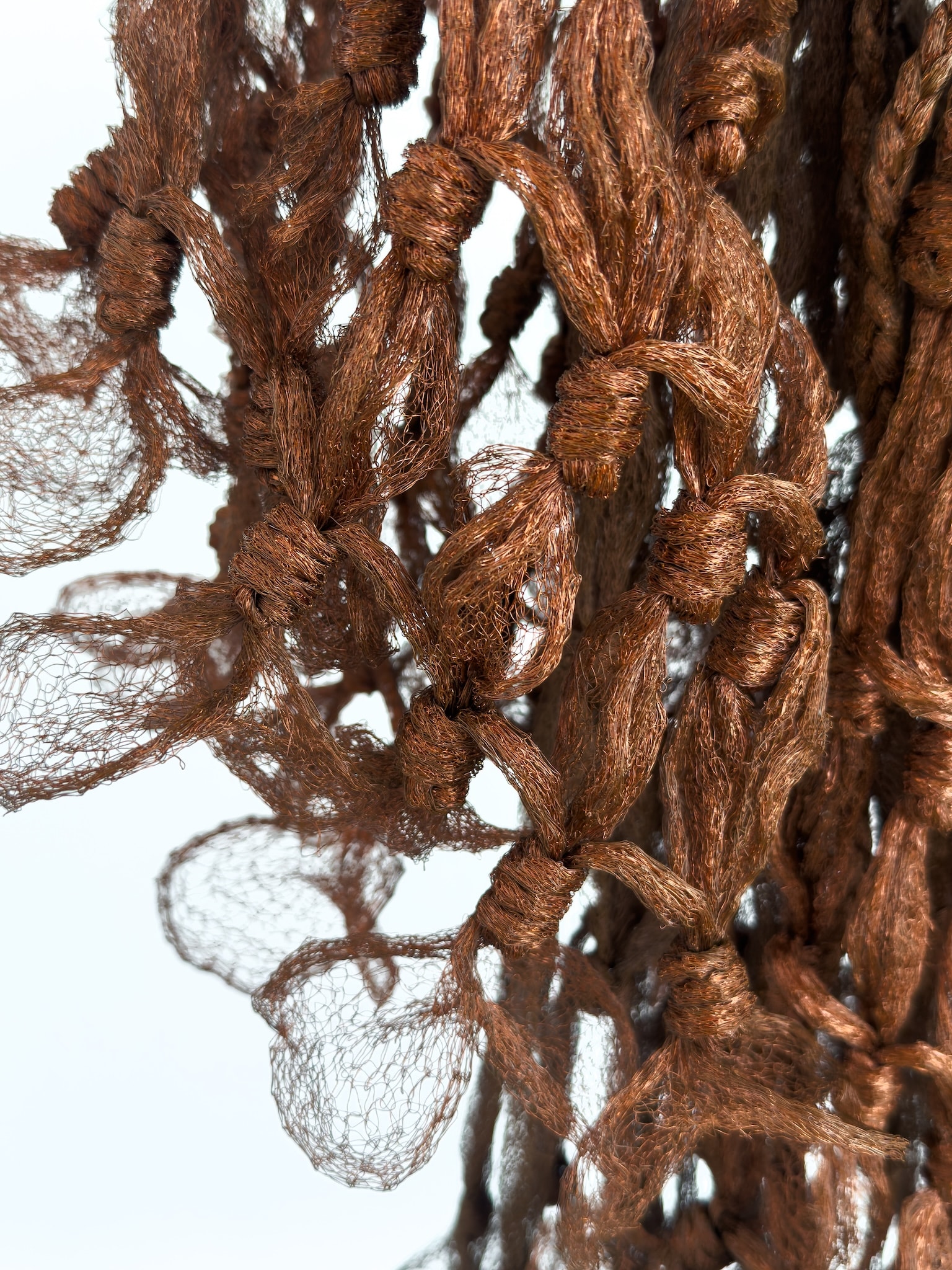 Craft in America Center, Marques Hanalei Marzan, Entwine, 'A'ahu Series #121, detail, 2024