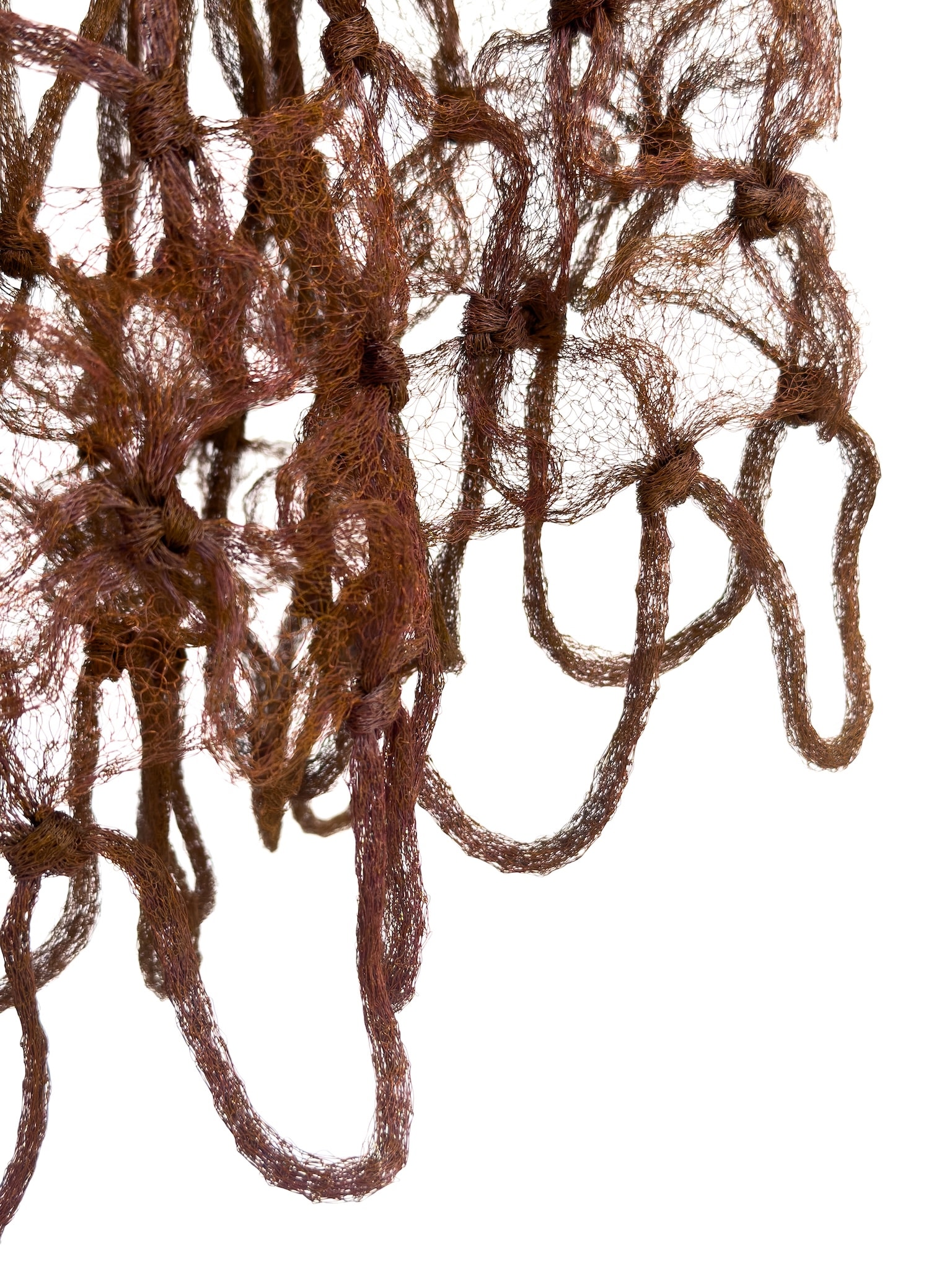 Craft in America Center, Marques Hanalei Marzan, Entwine, 'A'ahu Series #121, detail, 2024