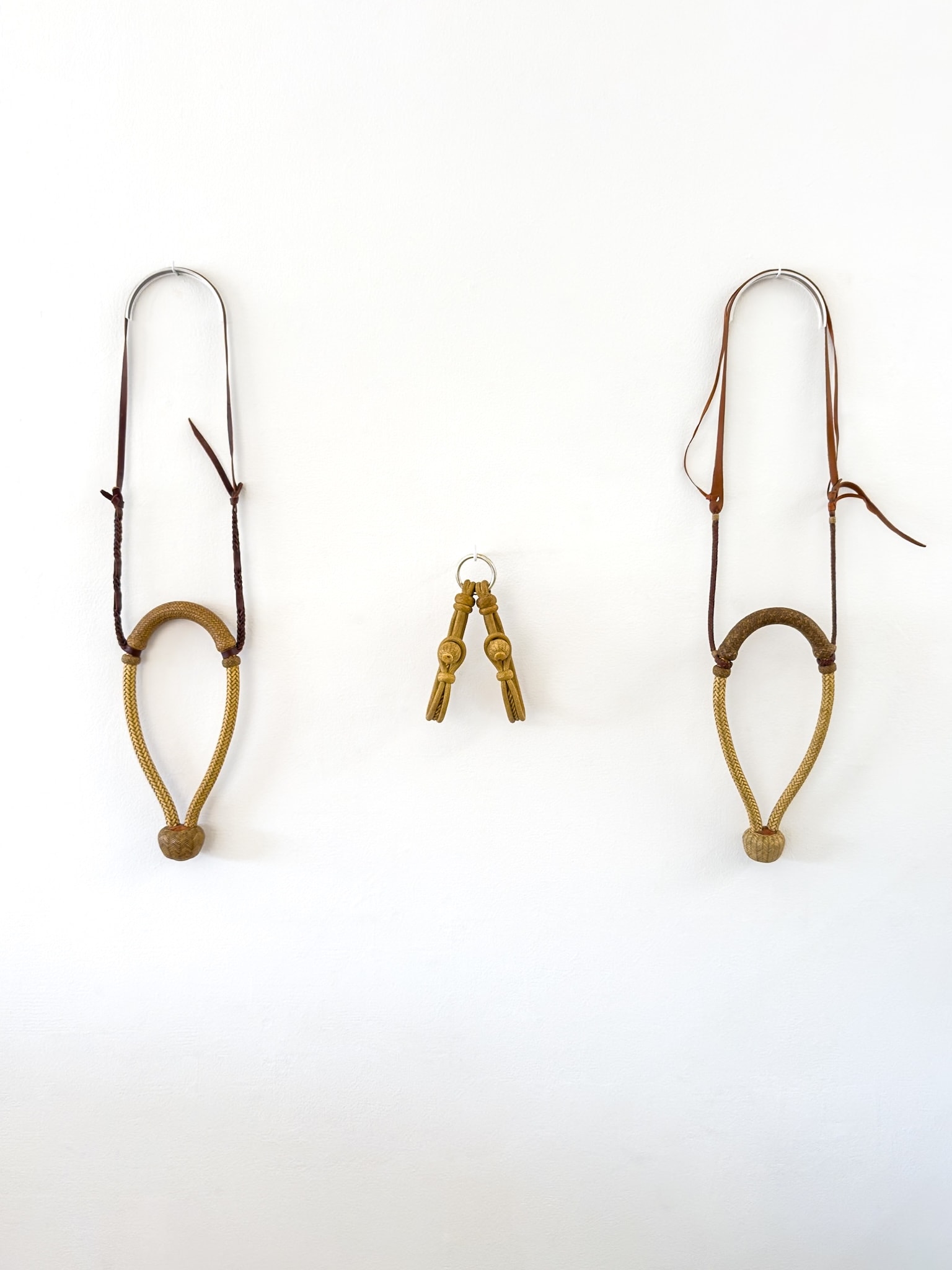 Craft in America Center, Pablo Lozano, Cowboy Craft, Hackamores and Hobbles, 2025, installation view