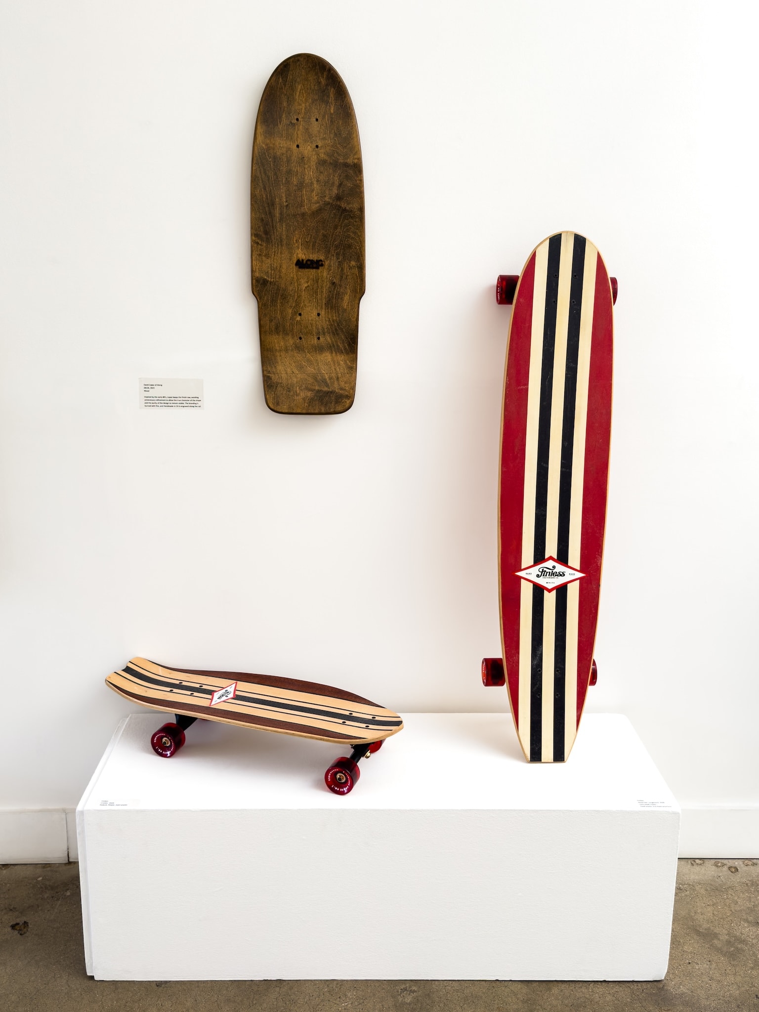 Craft in America Center, David Lopez of Along and Finless, installation view, Vehicles of Expression