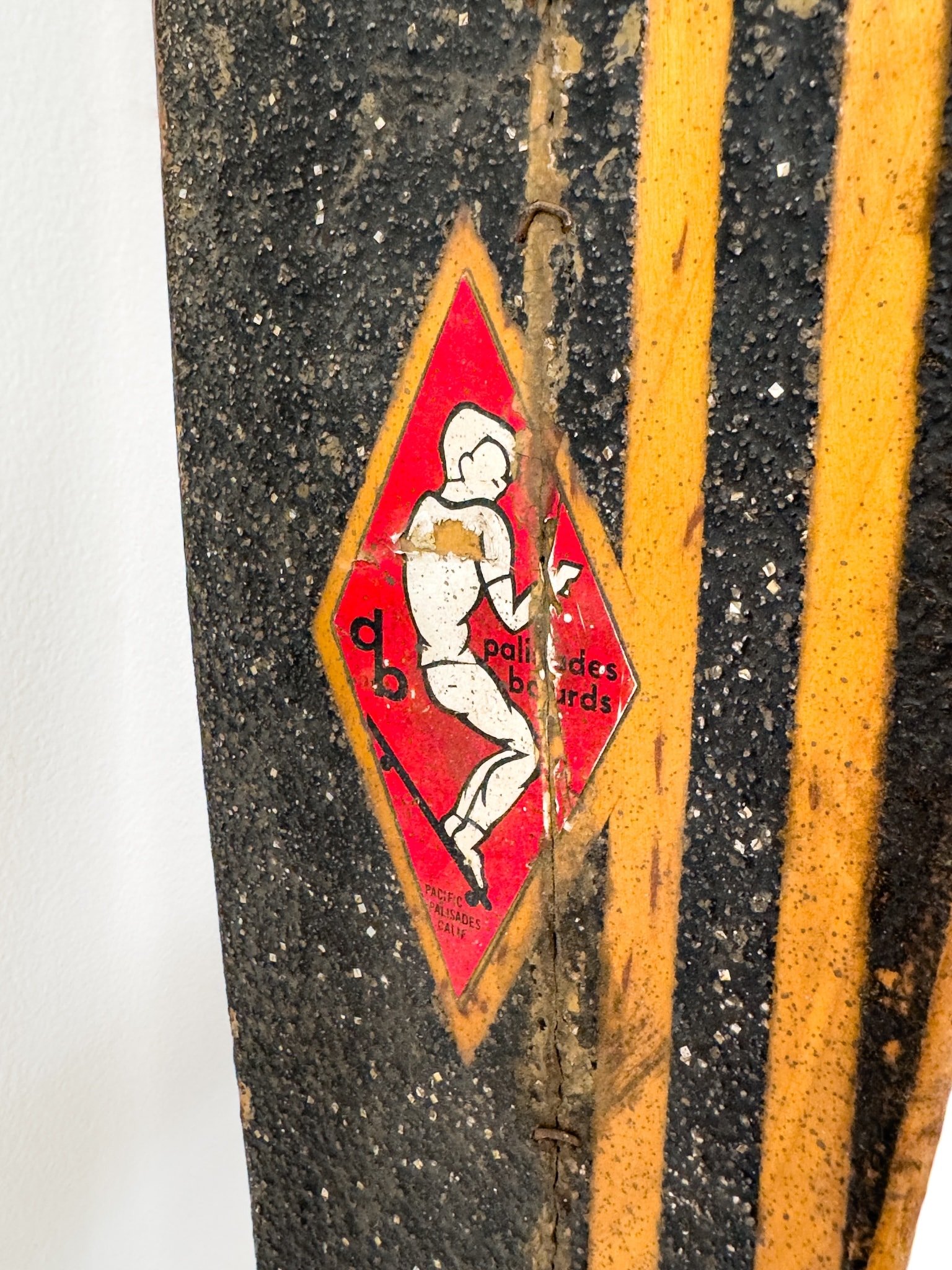 Craft in America Center, Don Burgess, Palisades Boards, Frankenstein Board, detail, late 1960s - early 1970s, vehicles of expression