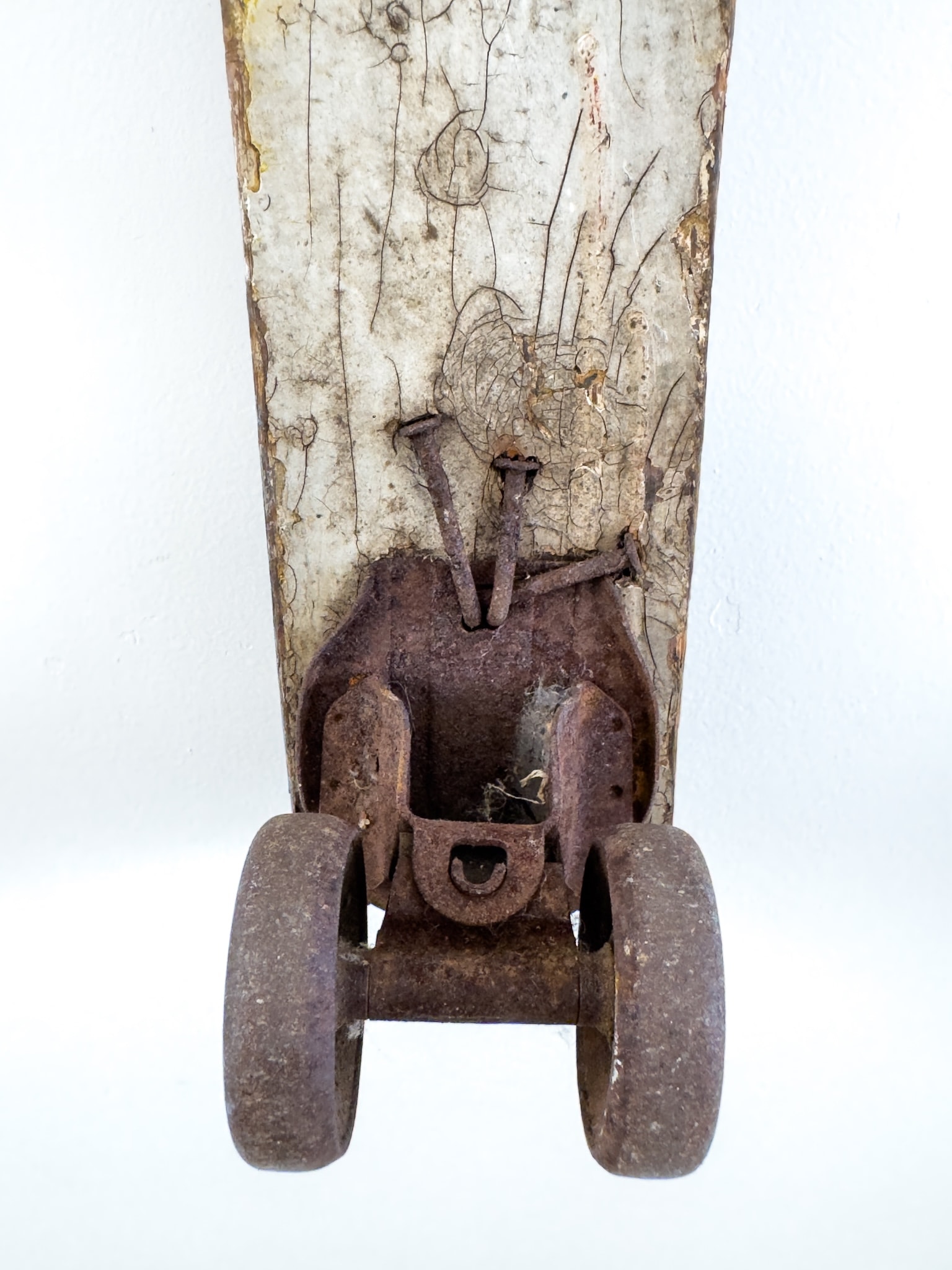 Craft in America Center, Homemade Skateboard, detail, vehicles of expression