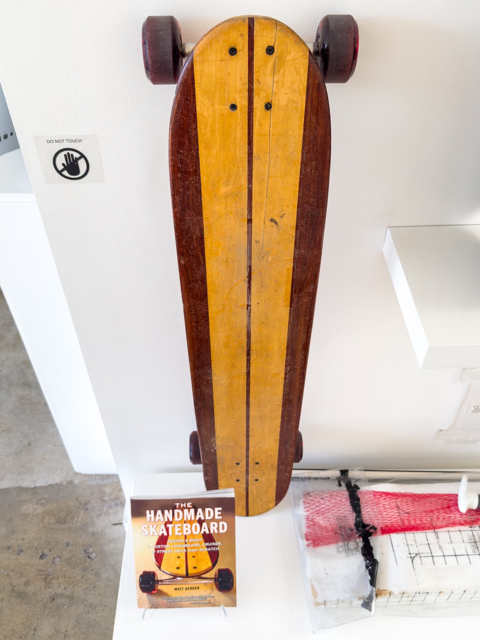Craft in America Center, Matt Berger: SK8Makers, Bergerboard Longboard, 1996, Vehicles of Expression