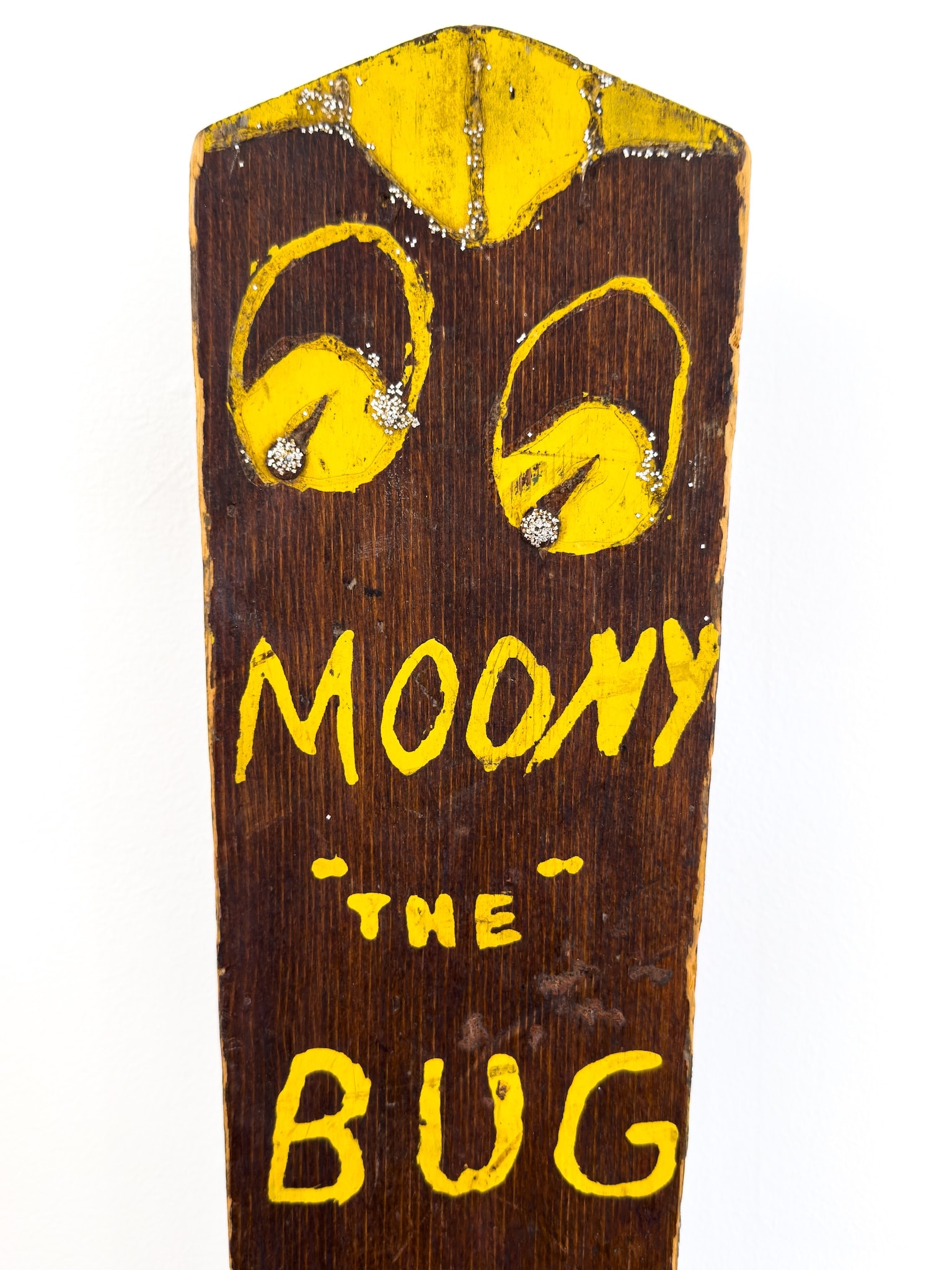 Craft in America Center, Unknown maker, Moony the Bug, Homemade Skateboard, detail, vehicles of expression