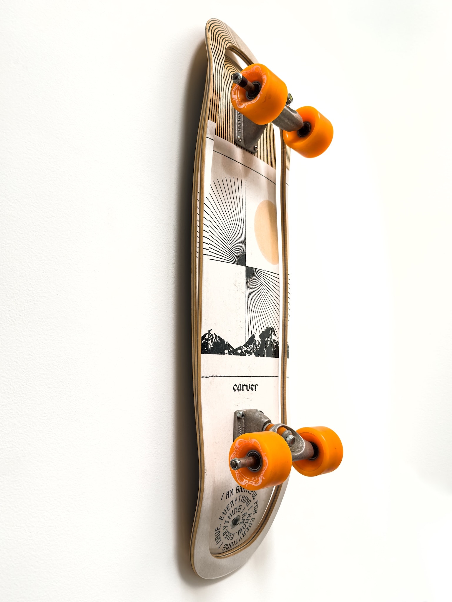 Craft in America Center, Neil Carver, Hand-chopped Deck, 2025, Vehicles of Expression