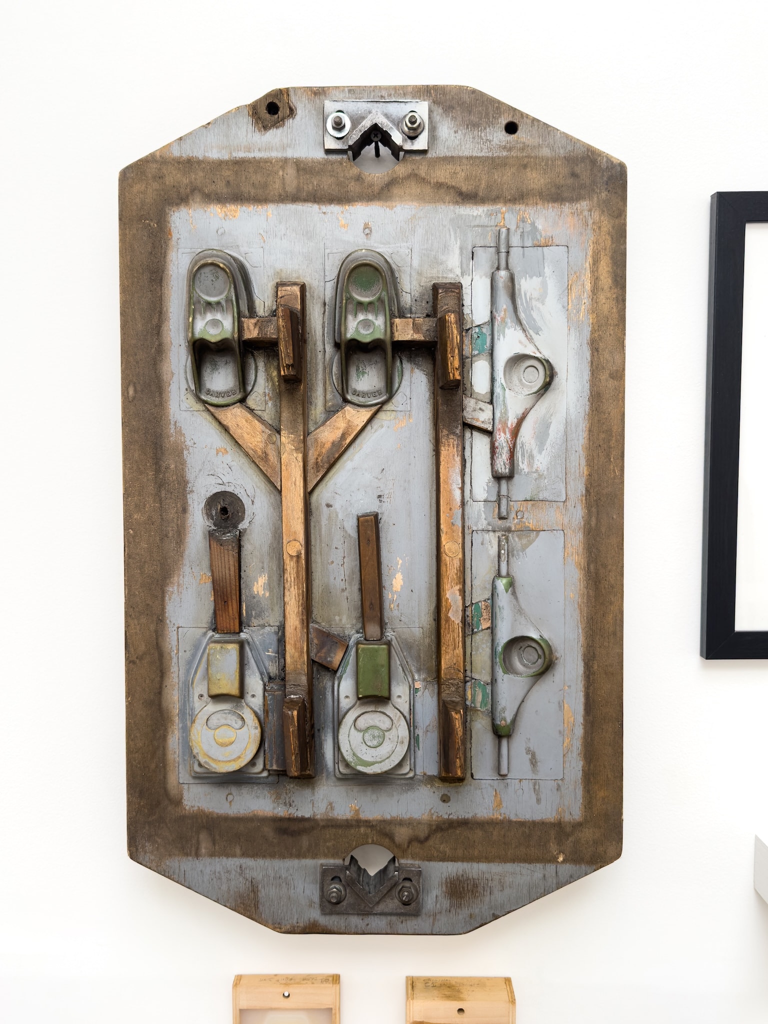 Craft in America Center, Neil Carver, Original C1 truck pattern plate tooling, 1999, Vehicles of Expression