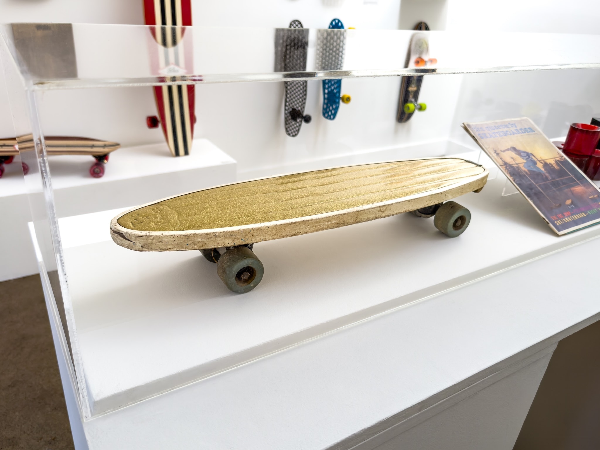 Craft in America Center, Ray Brown Automotive, Tuck and Roll Skateboard, 1964-1965, Vehicles of Expression