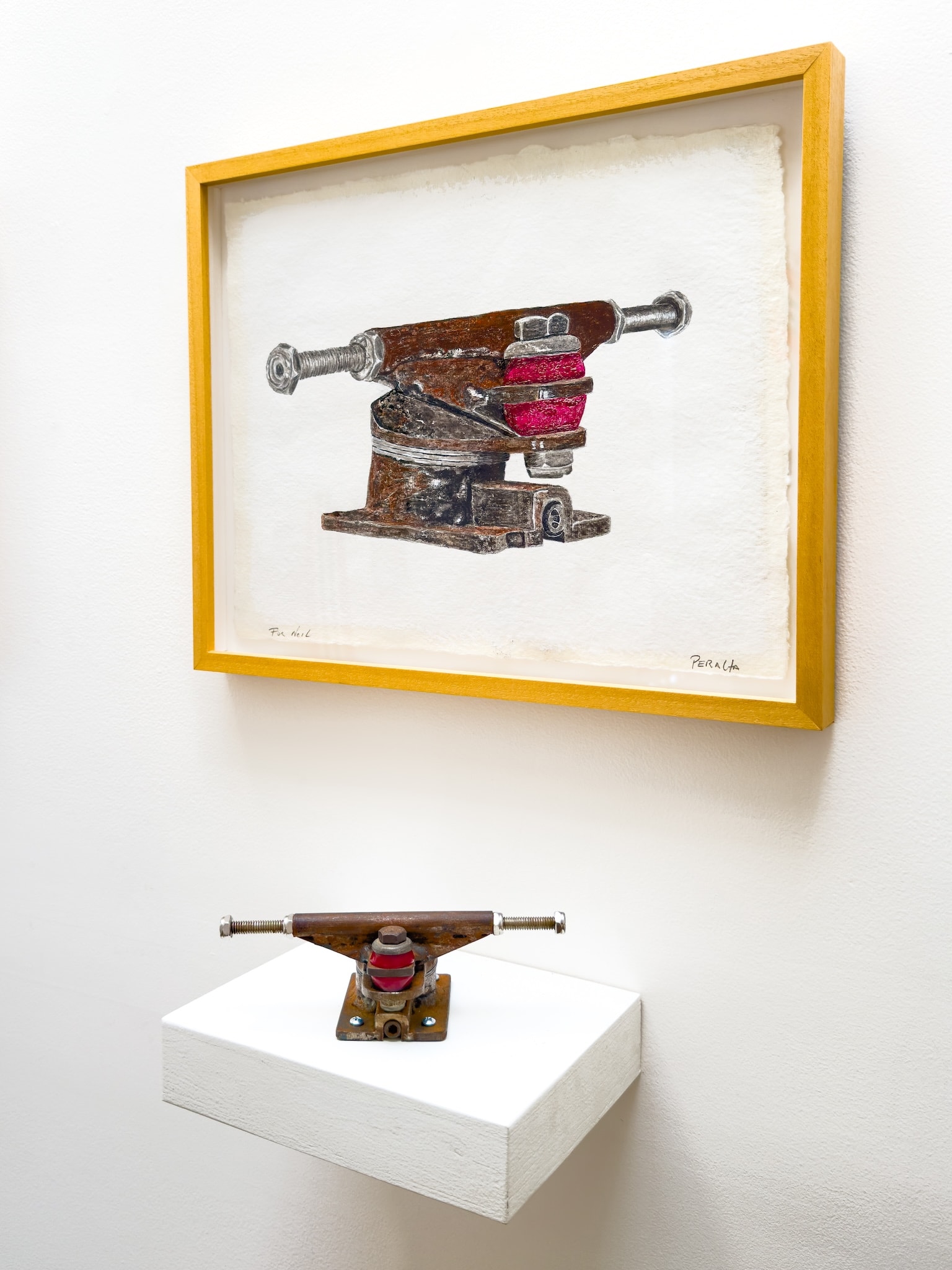 Craft in America Center, Stacy Peralta, Prototype painting with actualized prototype, Vehicles of Expression