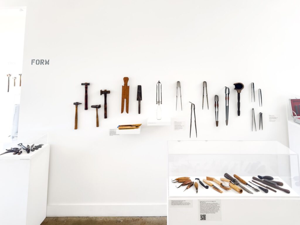 Craft in America Center, Installation view, Tools of the Trades, 2026